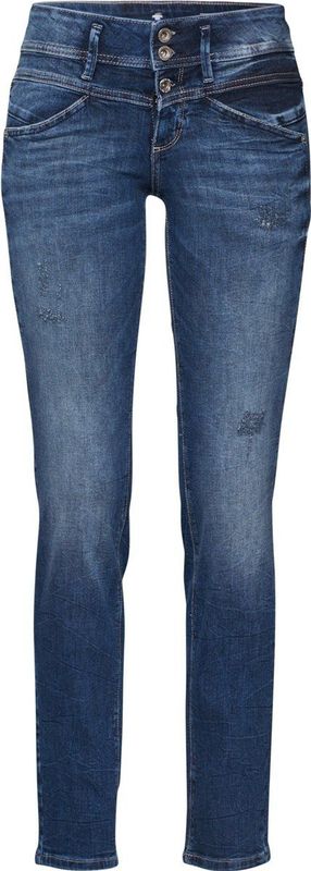 Alexa - Slim Jeans - Blauw - Biologisch Katoen - Slim Fit