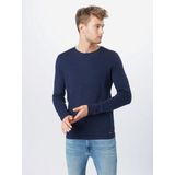 Pull&Bear - Gestructureerde Trui - Regular Fit - Lichtgrijs - Katoen