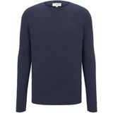 Pull&Bear - Gestructureerde Trui - Regular Fit - Lichtgrijs - Katoen