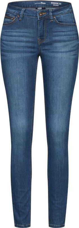 Tom Tailor Denim - Jona - Damesjeans - Blauw - Katoen/Polyester/Elastaan