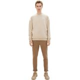 TOM TAILOR - 1008253 - Chino Broek - Honey Camel Beige - Slim Fit, Katoen met Stretchaandeel