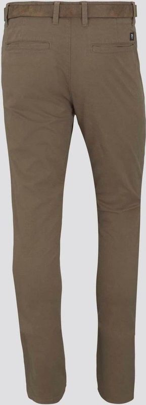 TOM TAILOR - 1008253 - Chino Broek - Honey Camel Beige - Slim Fit, Katoen met Stretchaandeel