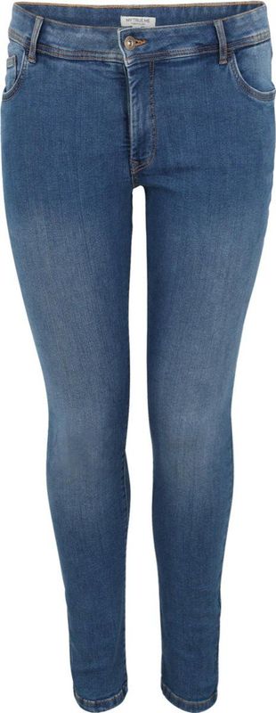 Jeans - Blue Denim - 5-Pocketsmodel - Normale Taillehoogte