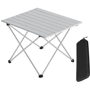 Picknicktafel Campingtafel inklapbaar in aluminium,Wandeltafel Balkontafel 56x46x40cm