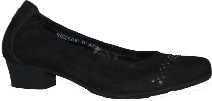 Footnotes - 67.005 - Ballerina - Zwart - Nubuck Leer