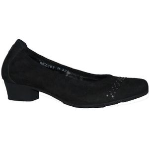 Footnotes - 67.005 - Ballerina - Zwart - Nubuck Leer
