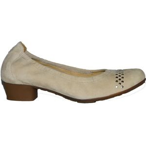 Footnotes - 67005 Pumps - Suede Goat Beige - Elastische Boordband