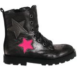 Shoesme - D Silver - Enkellaarzen - Zilver - Leer