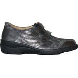 Solidus - 26367 - Klittenbandschoenen - Zwart - Leer