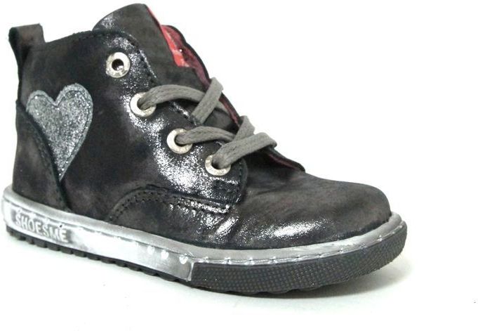 Shoesme - EF7W017 - Veterschoenen - Zilver - Leer
