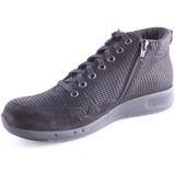 Durea - 9679 - Veterschoenen - Zwart - Leder/Suede
