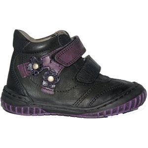 Piedro - 86106N - Klittenbandschoenen - Zwart - Leer