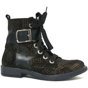 Jochie & Freaks - 5670 Veterschoenen - Olijf - Leer Combi