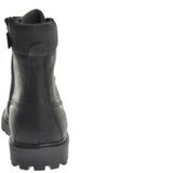 Develab - Black waxed - Halfhoge Veterschoenen - Zwart - Leer