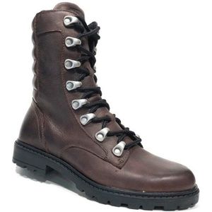 Twins - Rijglaars - Zwart - Leer