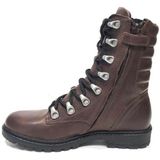 Twins - Rijglaars - Zwart - Leer