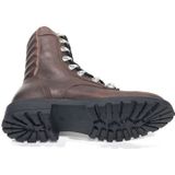 Twins - Rijglaars - Zwart - Leer