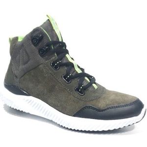 Trackstyle - Veterboot - Zwart - Leer