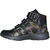 Track Style - 689 Klittenbandschoenen - Zwart - Leer