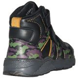 Track Style - 689 Klittenbandschoenen - Zwart - Leer