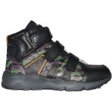 Track Style - 689 Klittenbandschoenen - Zwart - Leer