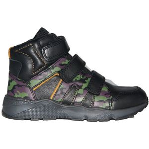 Track Style - 689 Klittenbandschoenen - Zwart - Leer