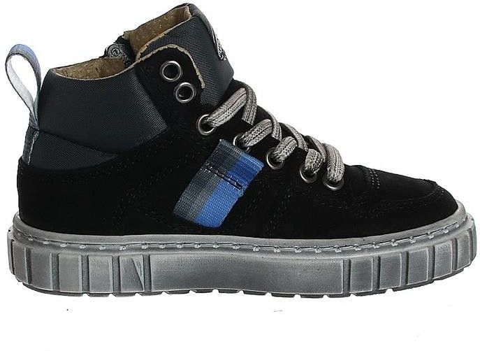 EB Shoes - P5 Grigio - Veterschoenen - Zwart Grijs - Suède