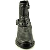 Twins - 989 Enkellaarzen - Zwart - Leer