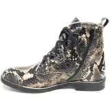 Piedi Nudi - 2248 - Enkellaarzen - Zwart - Leer