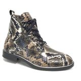 Piedi Nudi - 2248 - Enkellaarzen - Zwart - Leer