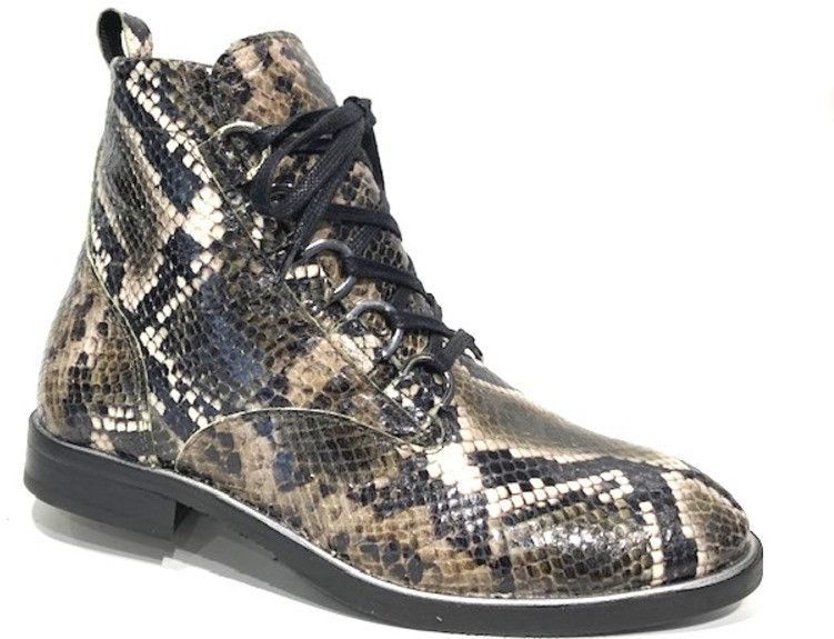 Piedi Nudi - 2248 - Enkellaarzen - Zwart - Leer