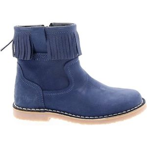 Koel4kids - Ko122-jans - Kuitlaars - Zwart - Leer - Rits Sluiting