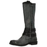 Jochie & Freaks - 17572 - Knielaarzen - Antraciet/Zwart - Leder