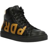 Piedro - 1127602410 - Halfhoge Schoen - Zwart - Leder - Vetersluiting