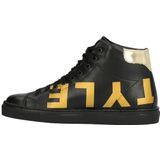 Piedro - 1127602410 - Halfhoge Schoen - Zwart - Leder - Vetersluiting