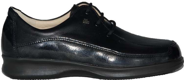 Finn Comfort - 2489 Acapulco - Veterschoenen - Zwart - Nappa Leder