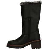 Common Pairs - Merel - Laarzen - Zwart - Leer - Uitneembaar Voetbed