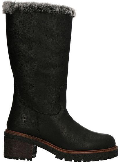 Common Pairs - Merel - Laarzen - Zwart - Leer - Uitneembaar Voetbed