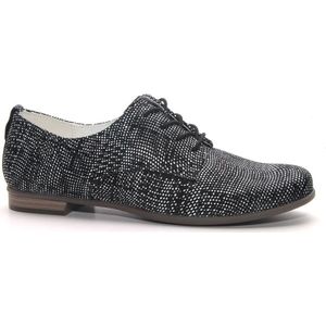 Waldläufer - 328011 - Veterschoenen - Zwart - Leer