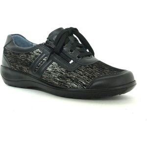 Stuppy - 9973 Veterschoenen - Zwart - Leer Combi