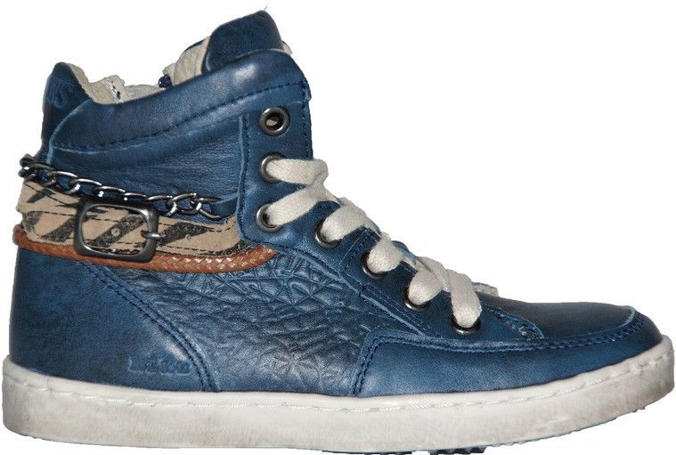 Twins - 315503 - Veterschoenen - Zwart - Leder