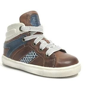 Trackstyle - Boottie - Veterboots - Zwart - Leer