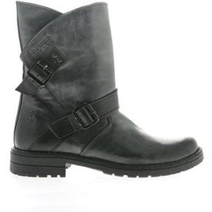 Jochie & Freaks - 17560 Enkellaarzen - Zwart - Leer