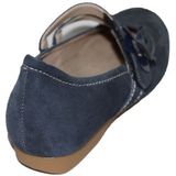 Footnotes - Klittenbandschoenen - Zwart - Leer - Wijdte G