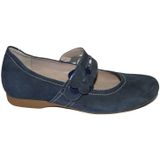 Footnotes - Klittenbandschoenen - Zwart - Leer - Wijdte G