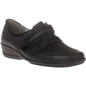 Waldläufer - 545302 - Casual Schoenen - Zwart - Leer