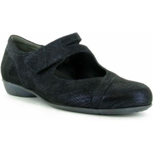 Durea - 5737 - Bandschoenen - Donkerblauw - Nubuck - Leer