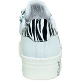 Develab - 059.LEOPARD - Sneakers - Wit - Leer