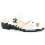 Finn Comfort - 2697 Felice - Slippers - Zilver - Leer