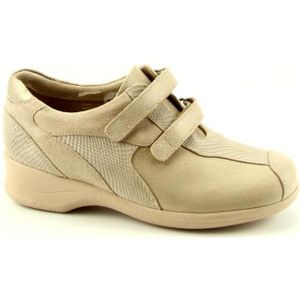 Xsensible - Lucia - Klittenbandschoenen - Zwart - Leer